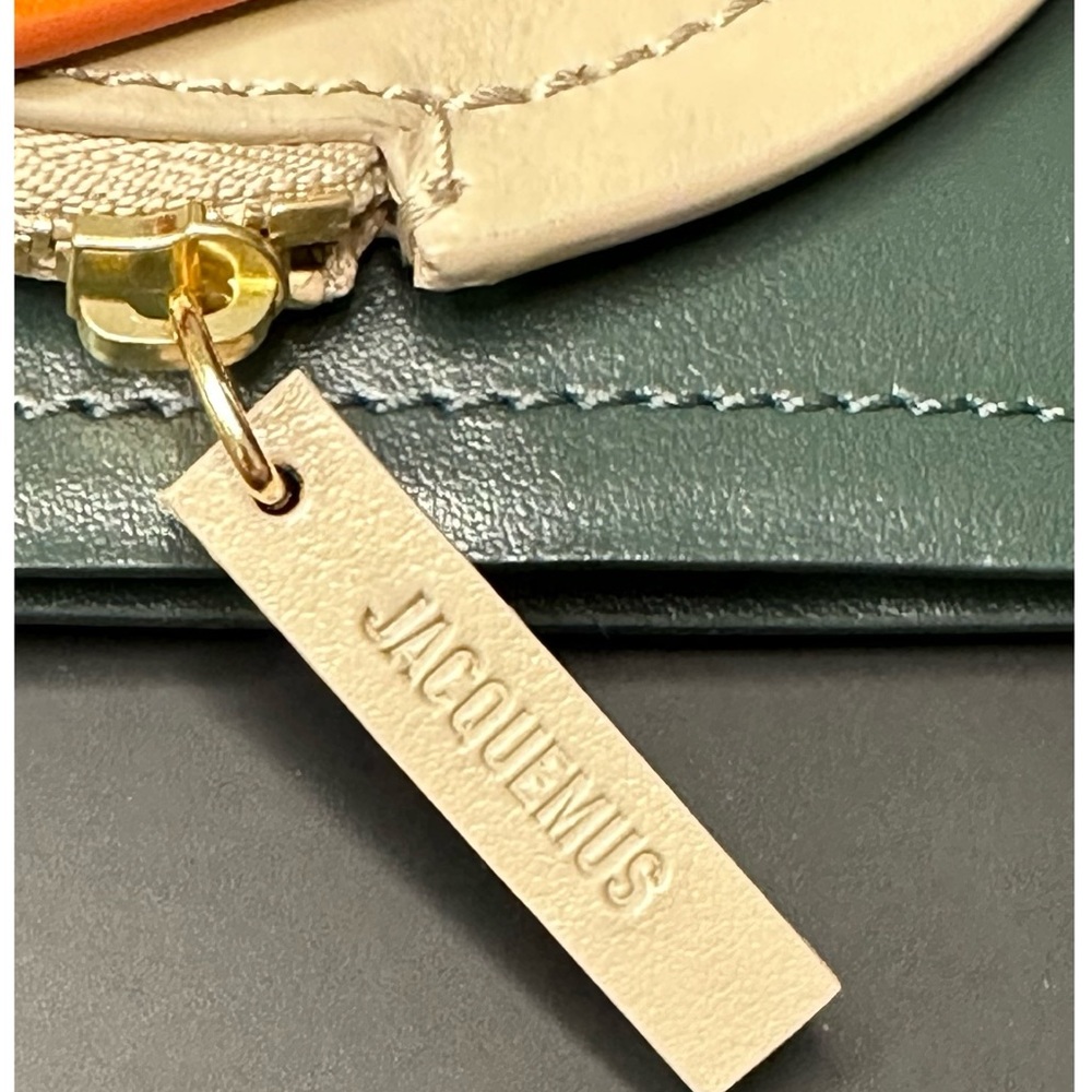 Jacquemus Le Porte Rond Trio Colorblock Card Holder/Wristlet/Wallet-NWT - Picture 5 of 8